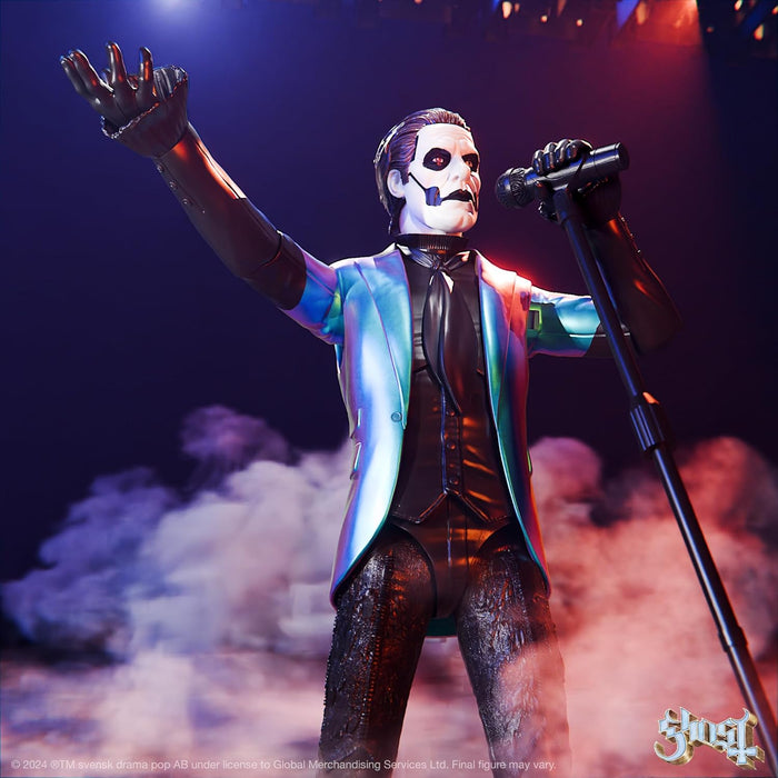 Super7 ULTIMATES! Ghost Papa Emeritus IV - 7" Ghost Action Figure with Accessories Heavy Metal Collectibles and Retro Toys
