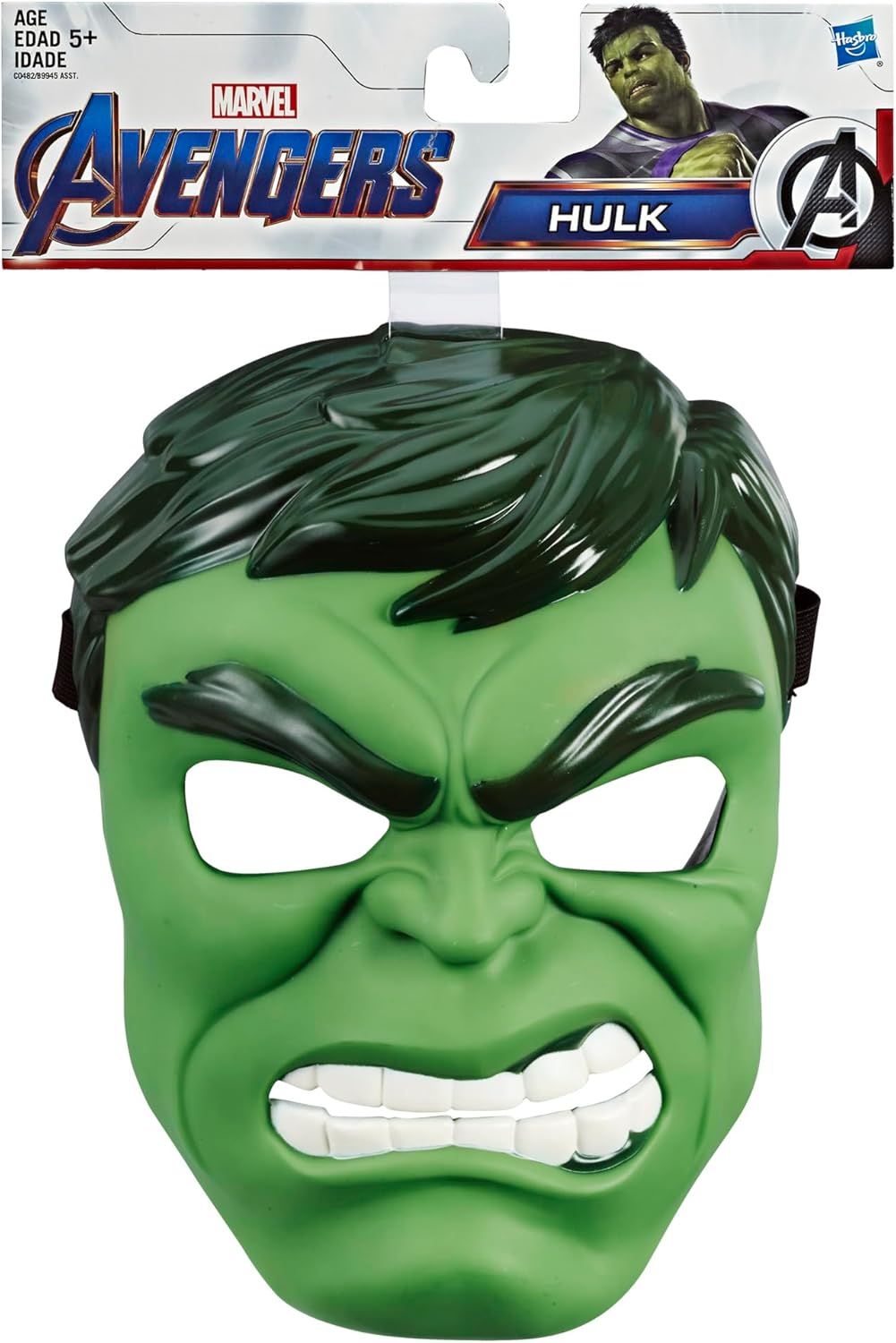 Marvel Avengers Hulk-rollenspelmasker, superheldenspeelgoed en verzamelobjecten voor kinderen van 5+