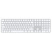 Apple Magic Keyboard With Touch Id And Numeric Keypad - Keyboard - Usb-C - Wireless - Bluetooth - Qwerty - International