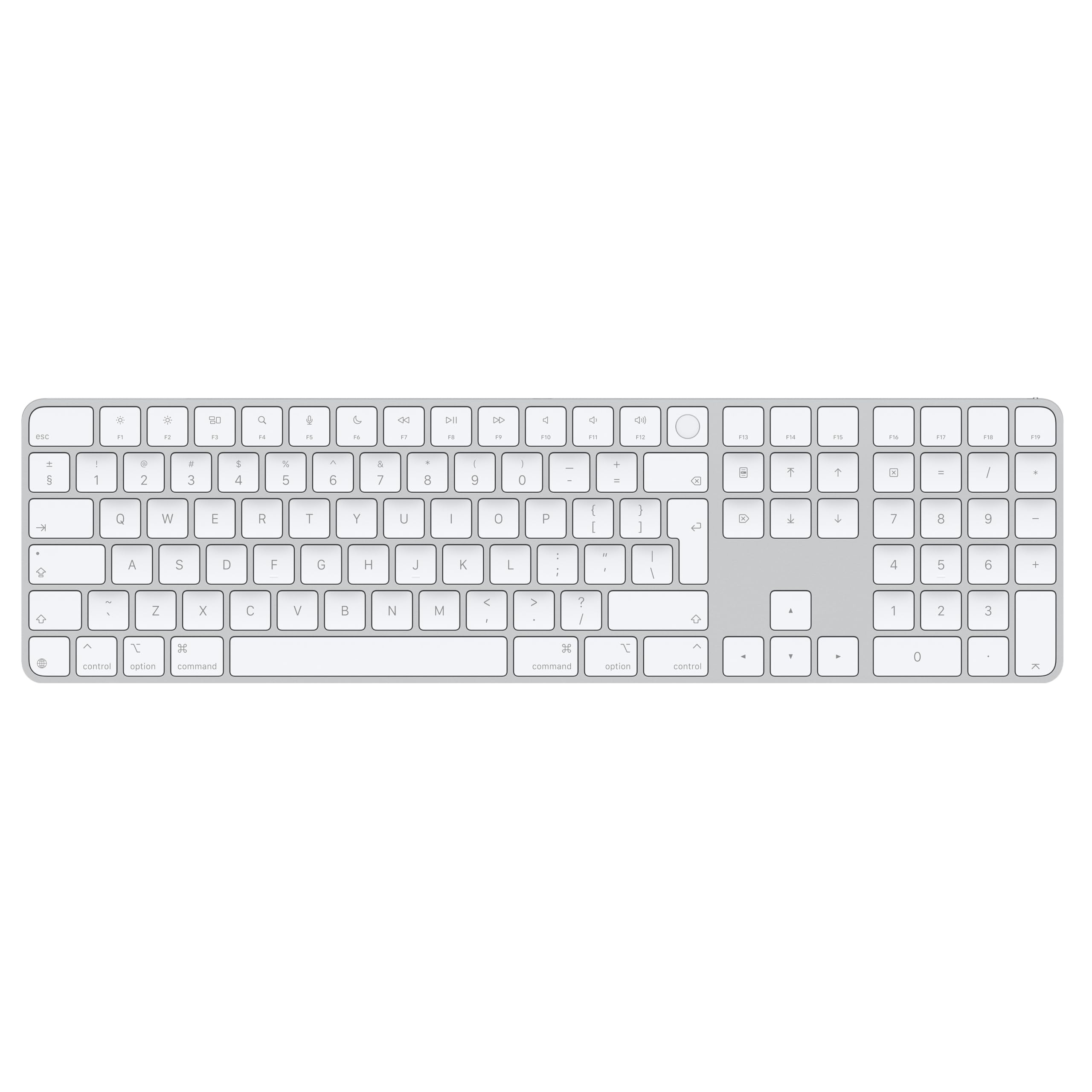Apple Magic Keyboard With Touch Id And Numeric Keypad - Keyboard - Usb-C - Wireless - Bluetooth - Qwerty - International