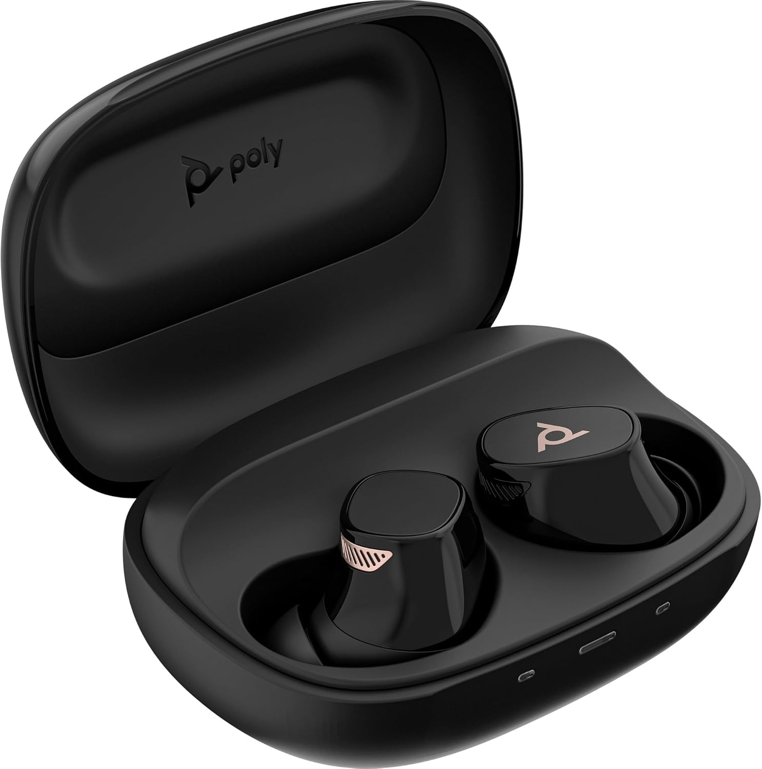 Voyager Free 20 True Wireless Ear Buds + Basic Charge Case (Black) - Adaptive ANC - Noise Cancelling Mics - AI Noise Reduction - Multipoint Connectivity - 8-Hr Battery Life - All-Day Comfort