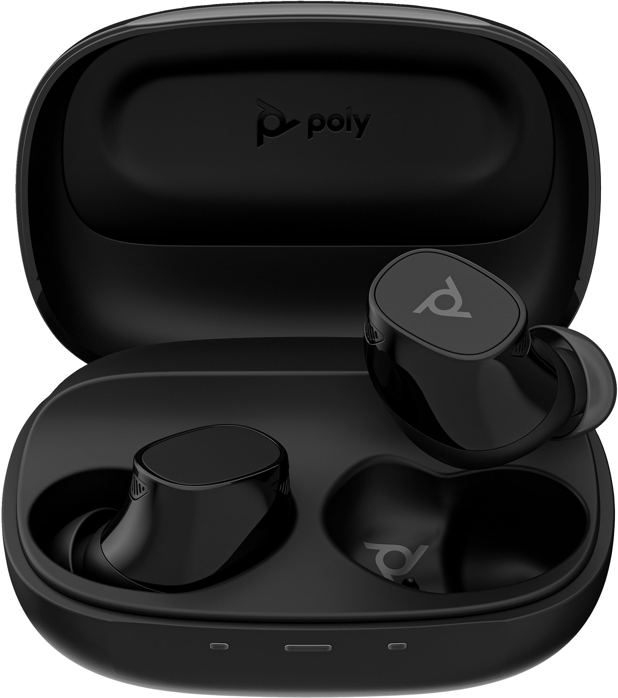 Poly Voyager Free 20 True Wireless Ear Buds + Basic Charge Case (Grey) - Adaptive ANC - Noise Cancelling Mics - AI Noise Reduction - Multipoint Connectivity - 8-Hr Battery Life - All-Day Comfort