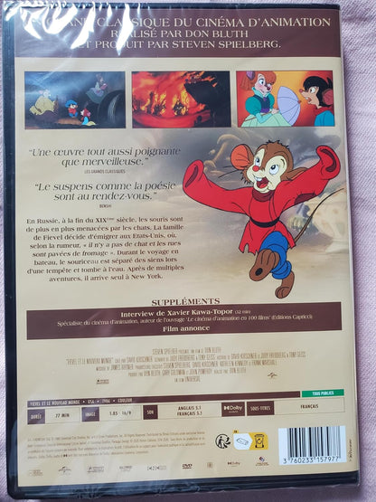 fievel et le nouveau monde blu ray