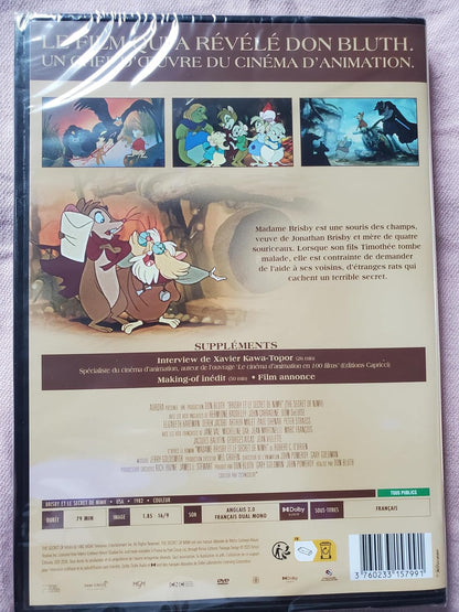 brisby et le secret de nimh blu ray
