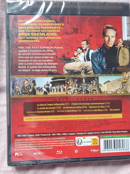 les 55 jours de pekin blu ray heston