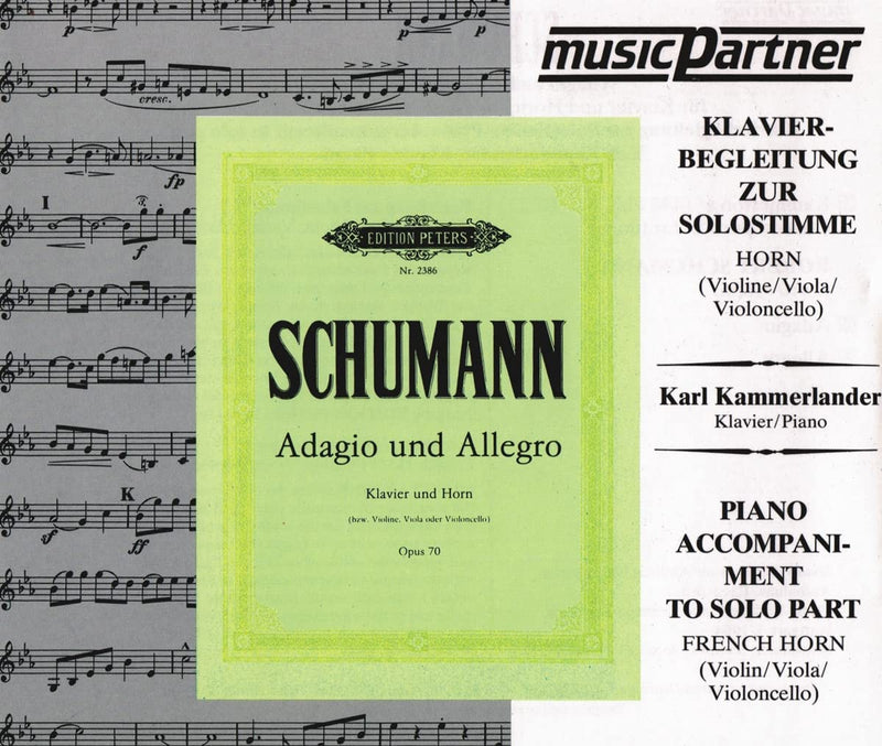 Horn Adagio und Allegro : CD für Horn und Kavierbegleitung zur Solostimme