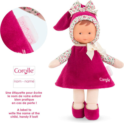 Corolle - Mijn knuffeldier, Miss Rose Grenadine, 25 cm, vanaf de geboorte, 9000010190