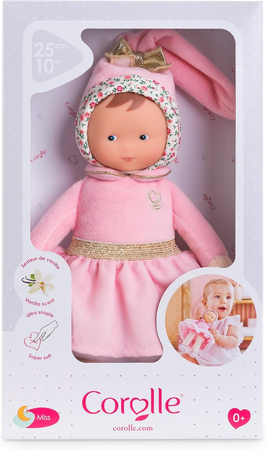 Corolle - Mon Doudou, Miss ballerina roze granadine, 25 cm, vanaf de geboorte, 9000010200