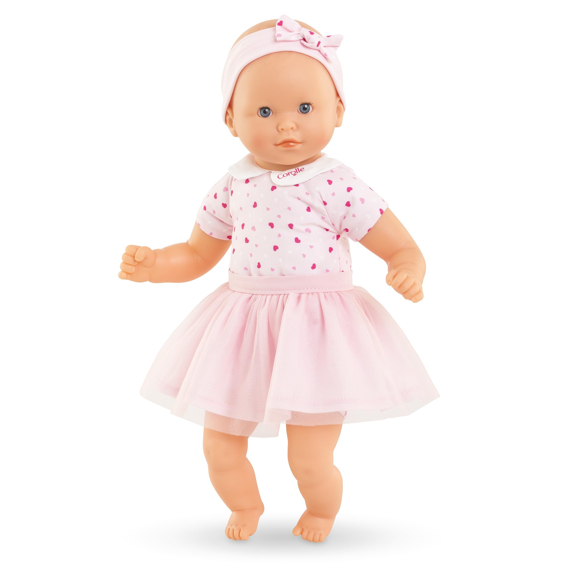 Corolle - Mijn eerste pop, mijn schattige kleine pop, harten, 30 cm, vanaf 12 maanden, 9000100810