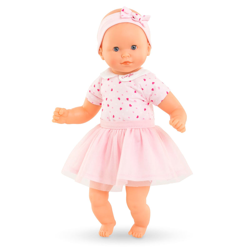 Corolle - Mijn eerste pop, mijn schattige kleine pop, harten, 30 cm, vanaf 12 maanden, 9000100810
