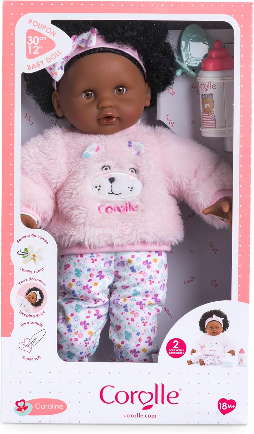 Corolle - Mijn eerste pop, Baby Calin Caroline, 30 cm, vanaf 18 maanden, 9000100820
