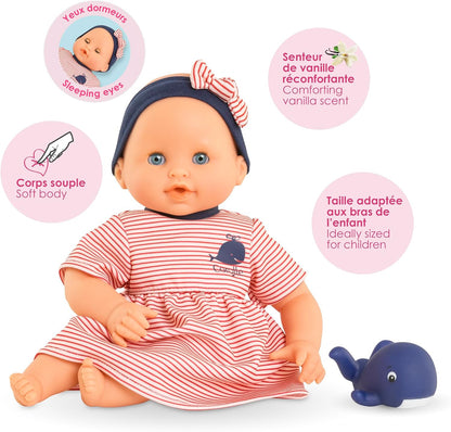 Corolle - Corolle Badpop Calypso - Walvis 30cm