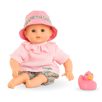 Corolle - Mijn eerste babypop, Coralie, met badspeelgoed, eend, 30 cm, vanaf 18 maanden, 9000100870