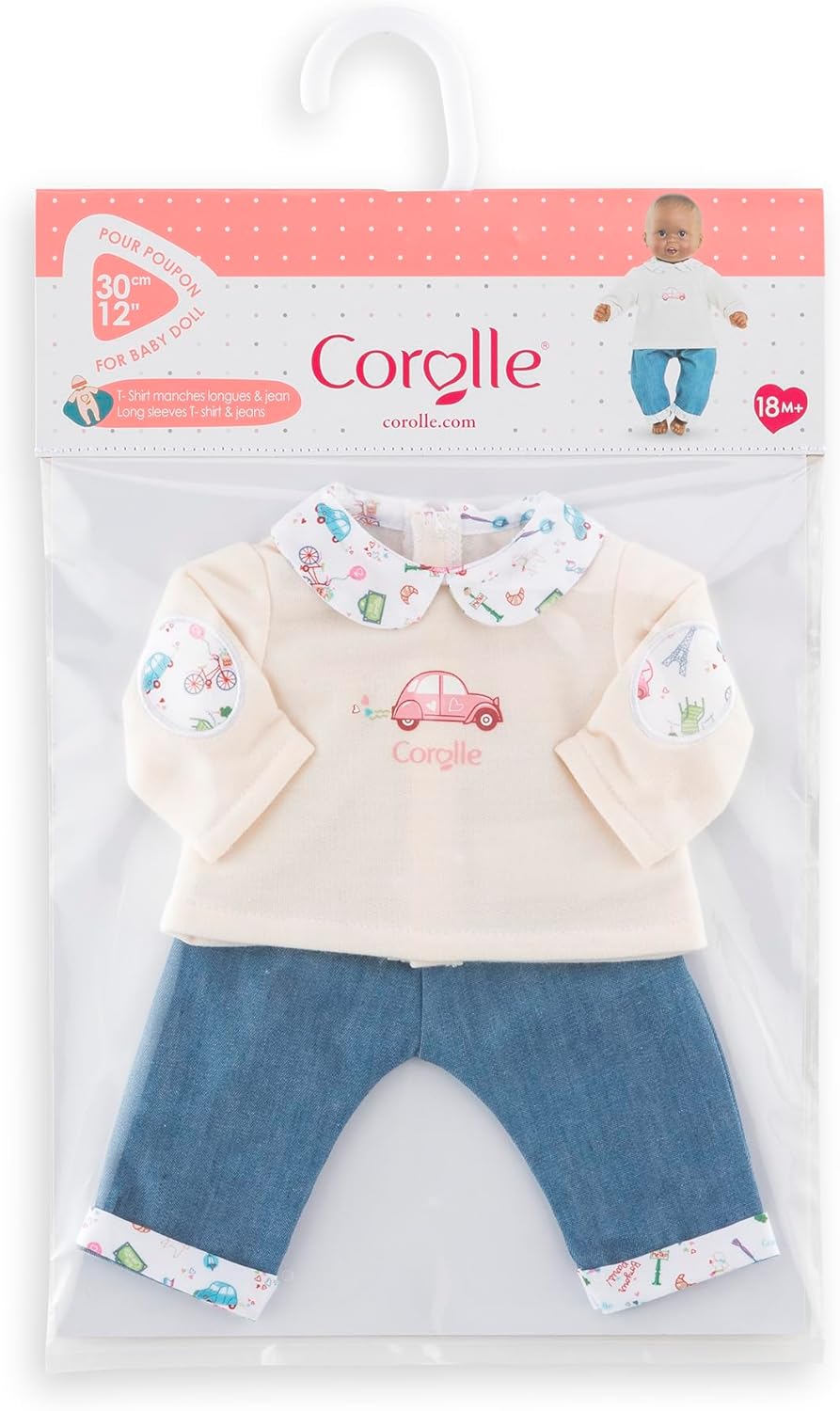 Corolle - Corolle T-Shirt en Spijkerbroek voor Babypop 30cm