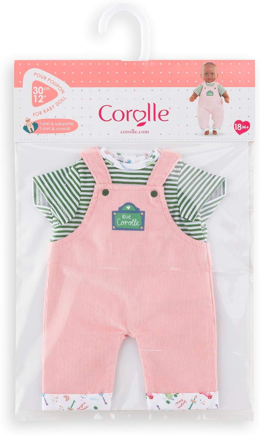 Corolle - Corolle T-Shirt en Overall voor Babypop 30cm
