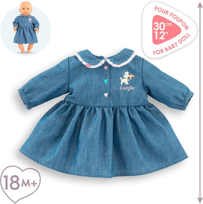 Corolle - Jurk, een weekend in Parijs, kleding voor poppen 30 cm, vanaf 18 maanden, 9000111050