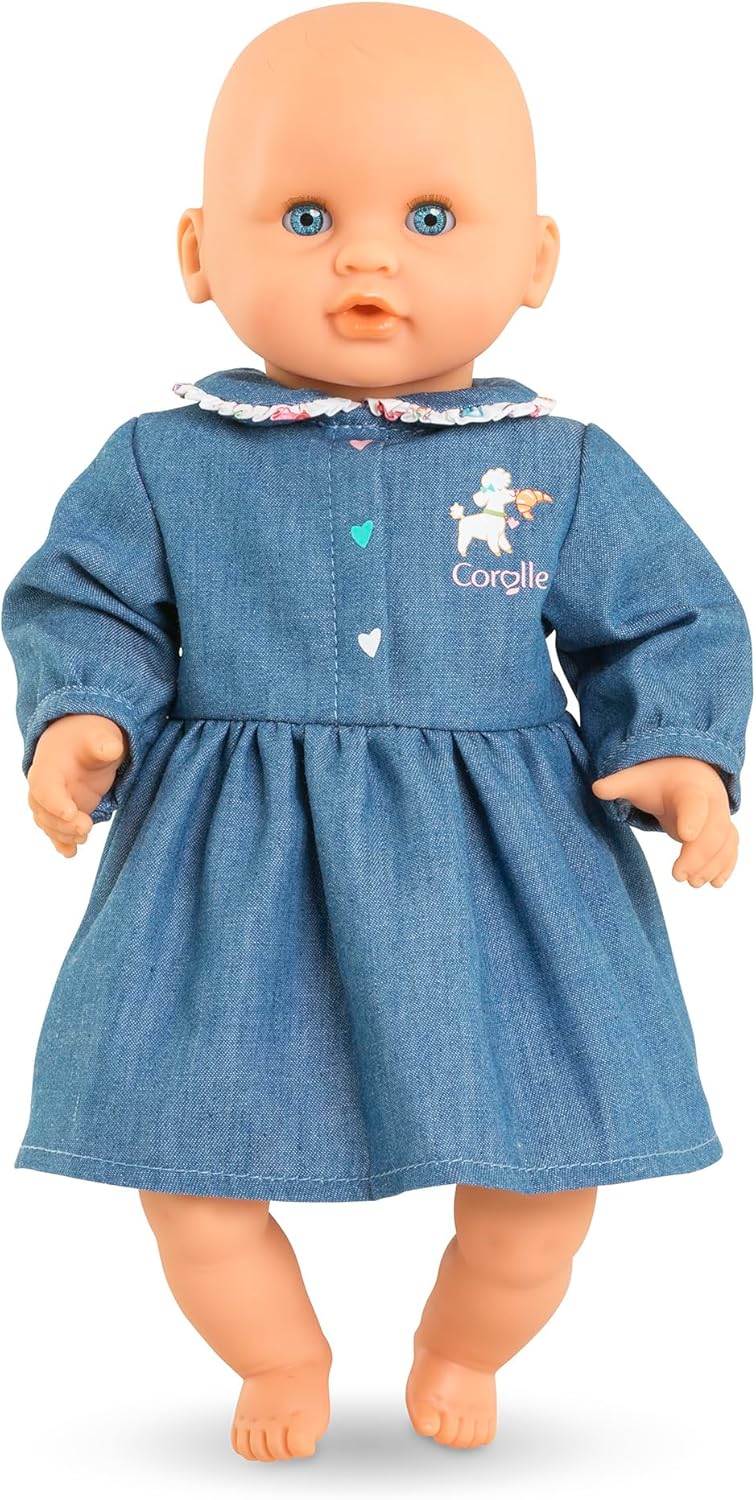 Corolle - Jurk, een weekend in Parijs, kleding voor poppen 30 cm, vanaf 18 maanden, 9000111050