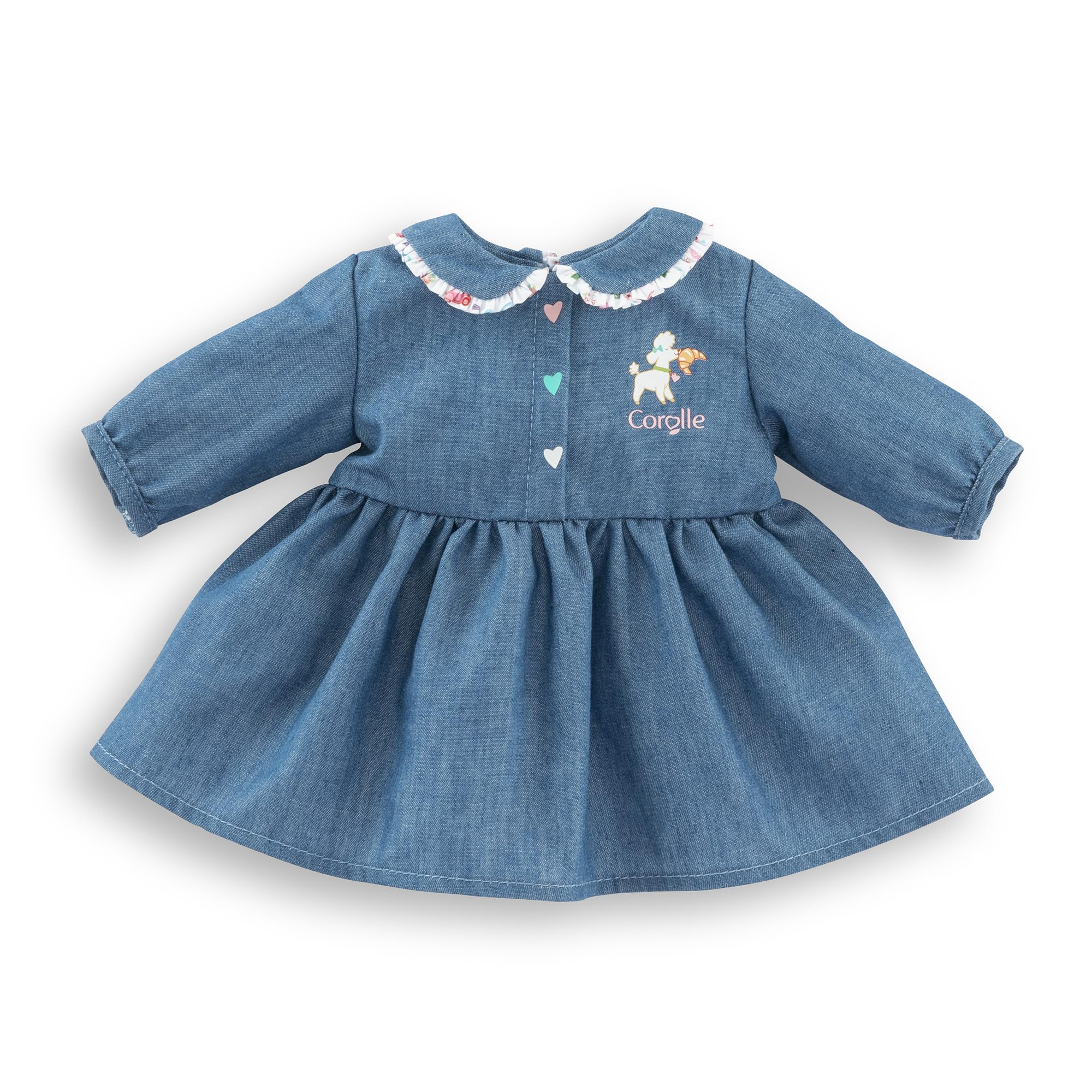 Corolle - Jurk, een weekend in Parijs, kleding voor poppen 30 cm, vanaf 18 maanden, 9000111050