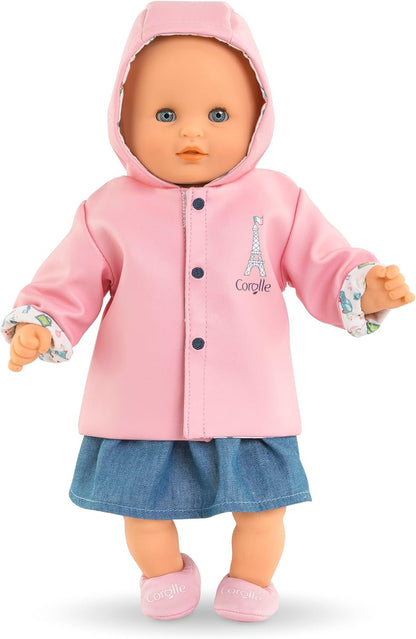 Corolle - Corolle Omkeerbare Regenjas voor Babypop 30cm