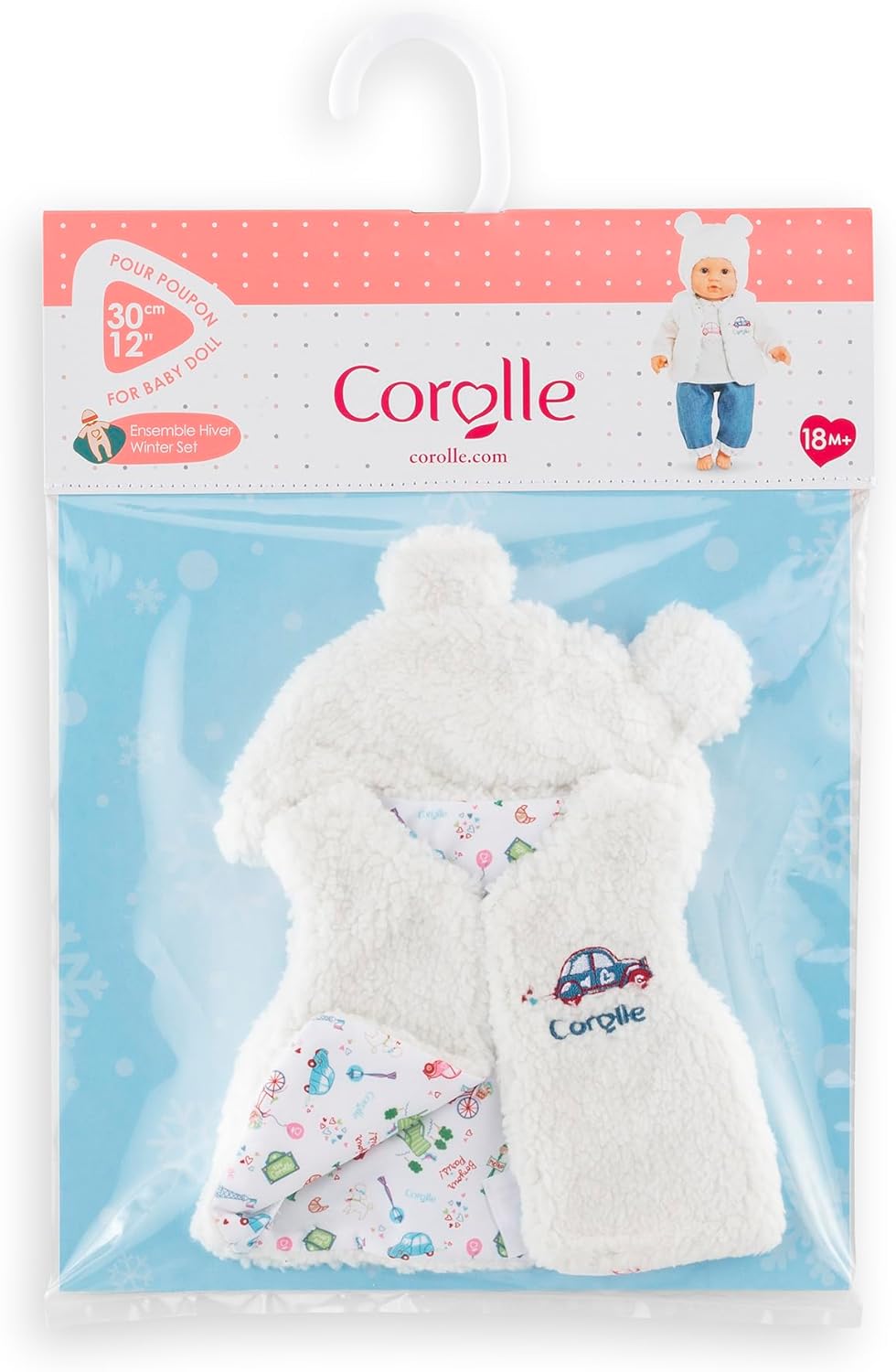 Corolle - Winterset, een weekend in Parijs, kleding, voor poppen 30 cm, vanaf 18 maanden, 9000111080