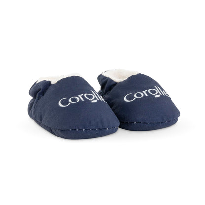 Corolle - Slippers marineblauw, voor poppen 30 cm, vanaf 18 maanden, 9000111120