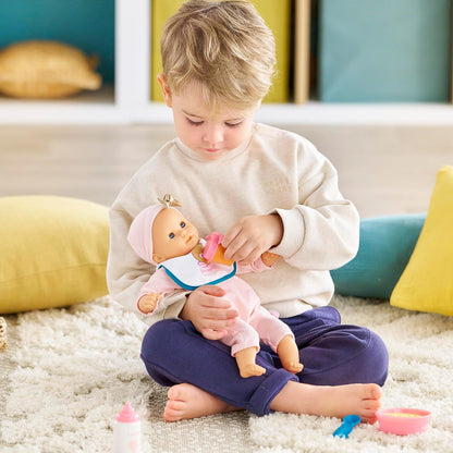Corolle - Kleine lunchbox, roze, 5 accessoires, voor poppen 30 cm, vanaf 18 maanden, 9000111130