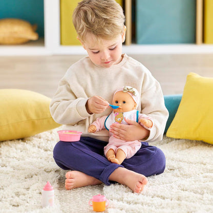 Corolle - Kleine lunchbox, roze, 5 accessoires, voor poppen 30 cm, vanaf 18 maanden, 9000111130