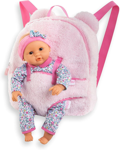 Corolle - Corolle Roze Pluche Poppen Draagrugzak 30cm