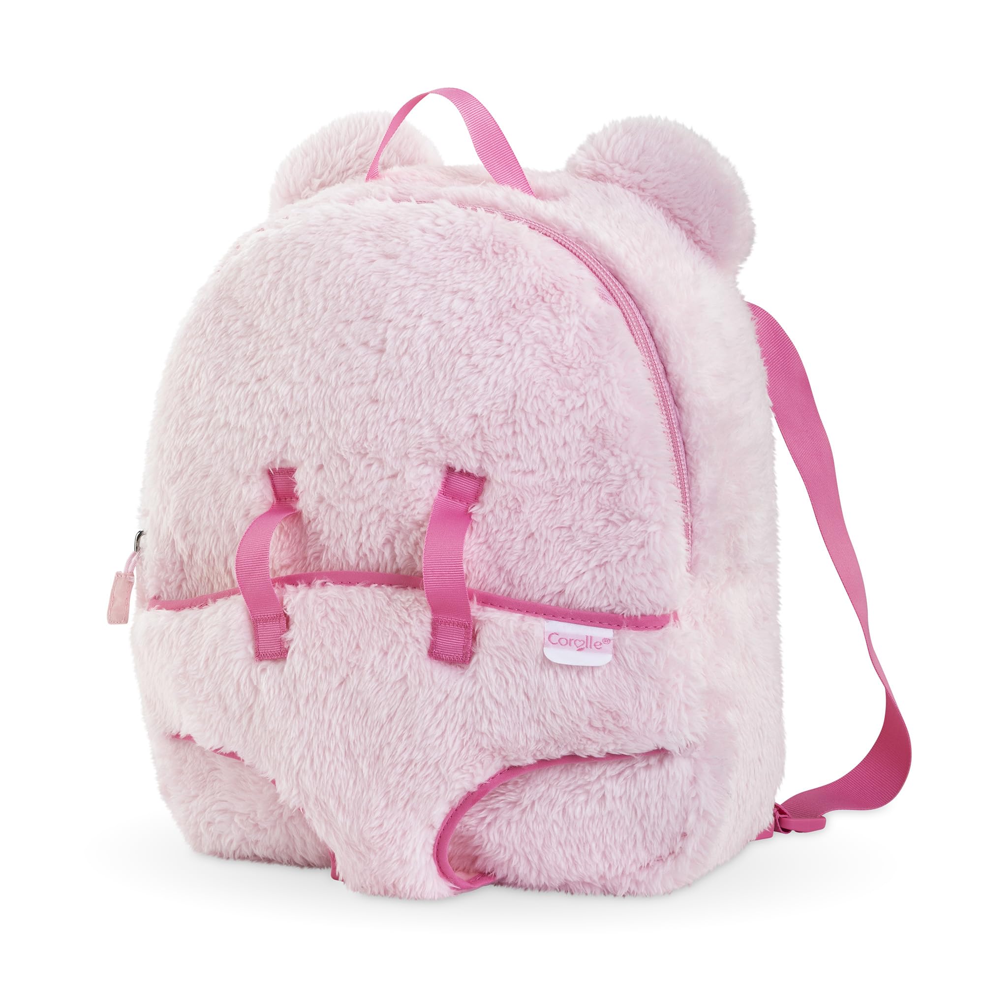 Corolle - Corolle Roze Pluche Poppen Draagrugzak 30cm