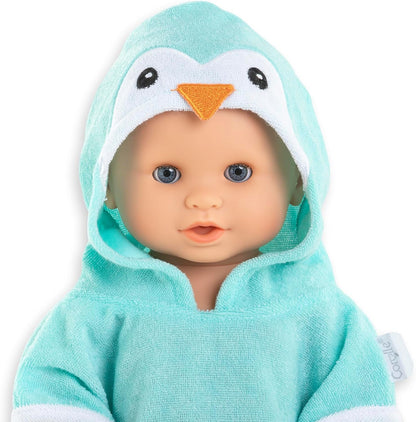 Corolle - Corolle Badcape voor Babypop - Pinguin 36cm