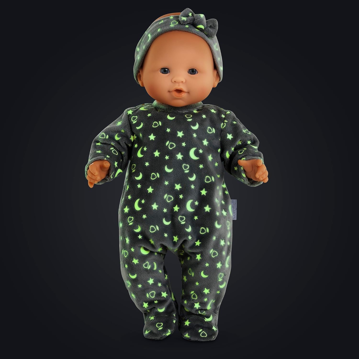 Corolle - Corolle Poppen Pyjama Glitter in het Donker en Haarband 36cm