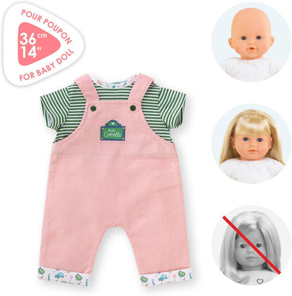 Corolle - T-shirt en overall, een weekend in Parijs, kleding, voor poppen 36 cm, vanaf 2 jaar, 9000141700