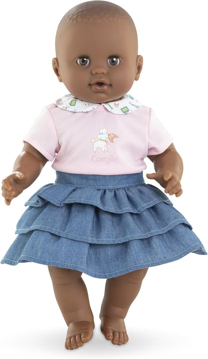 Corolle - Rok met ruches en T-shirt, een weekend in Parijs, kleding, voor poppen 36 cm, vanaf 2 jaar, 9000141720