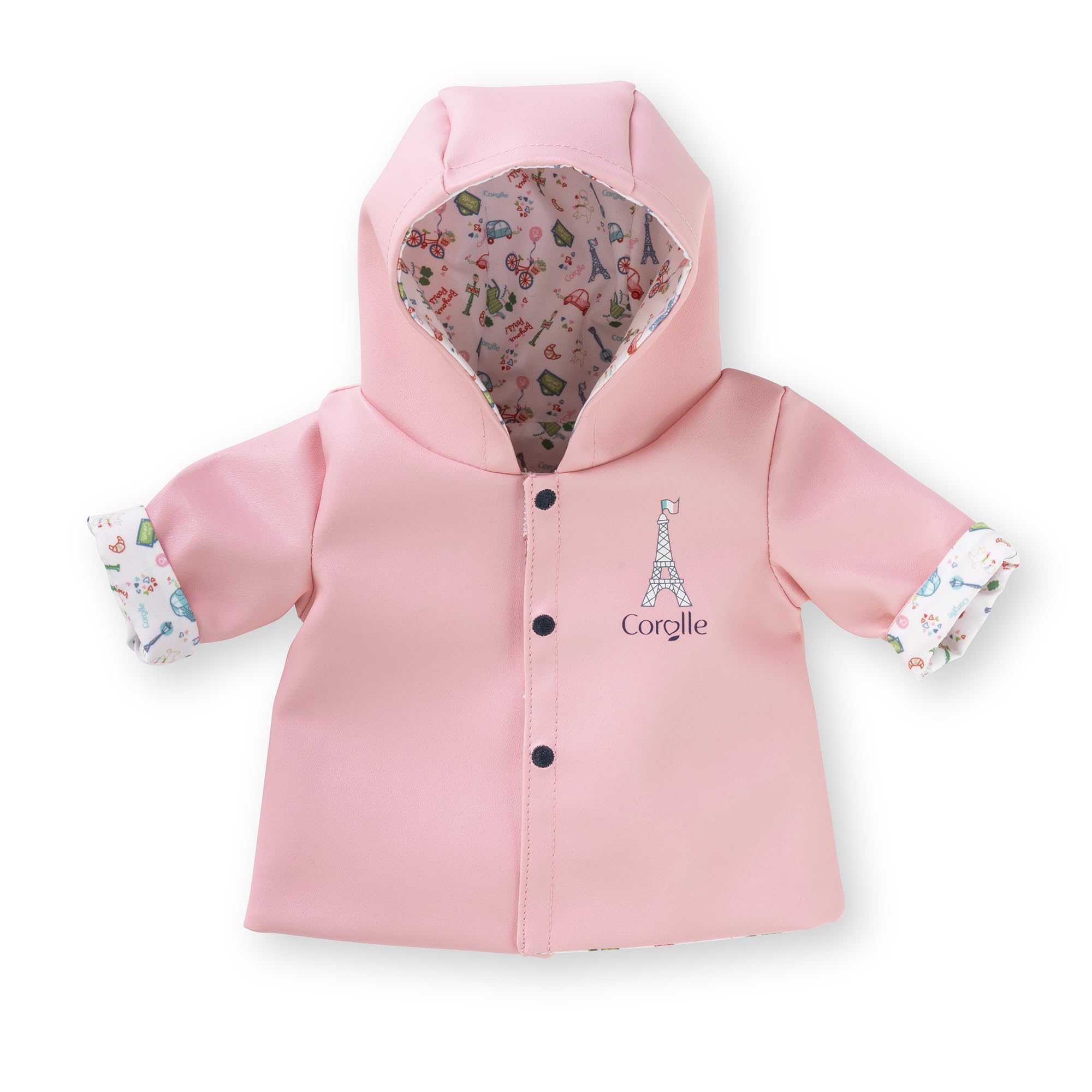 Corolle - Corolle Omkeerbare Regenjas voor Babypop 36cm