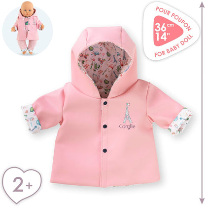 Corolle - Corolle Omkeerbare Regenjas voor Babypop 36cm