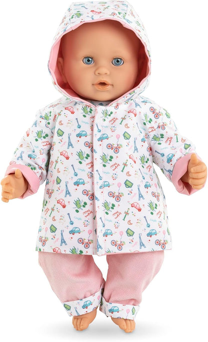Corolle - Corolle Omkeerbare Regenjas voor Babypop 36cm