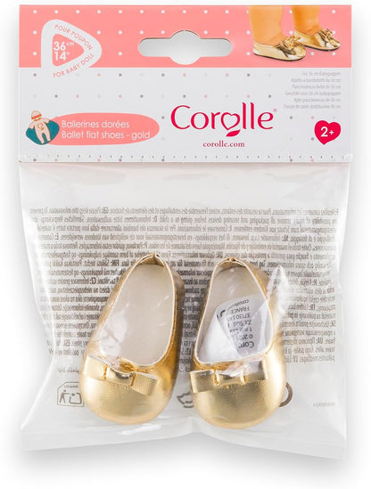 Corolle - Gouden ballerina's, voor poppen 36 cm, vanaf 2 jaar, 9000141780
