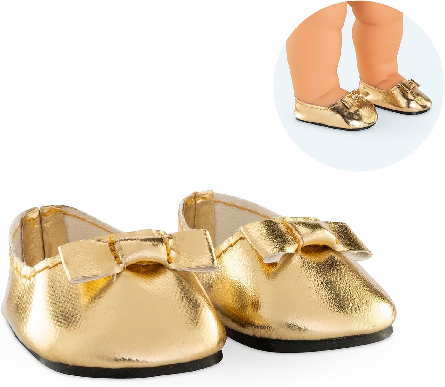 Corolle - Gouden ballerina's, voor poppen 36 cm, vanaf 2 jaar, 9000141780