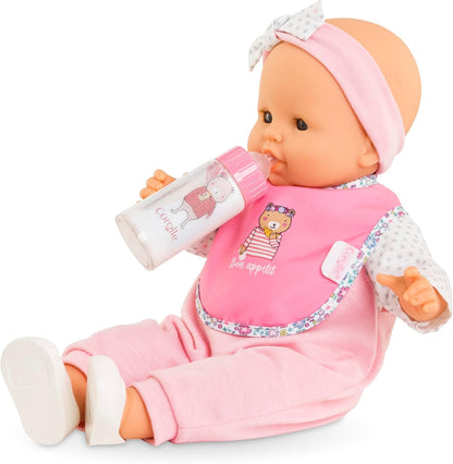 Corolle - Corolle Slabbetje en Magische Melkfles voor Babypop