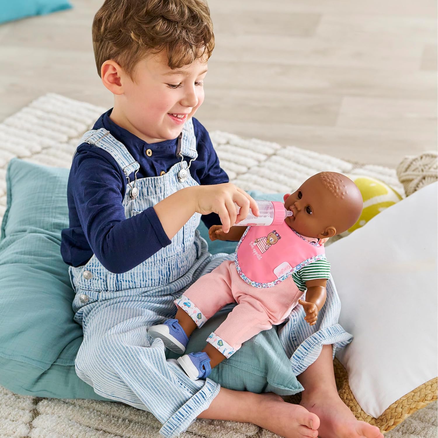 Corolle - Corolle Slabbetje en Magische Melkfles voor Babypop