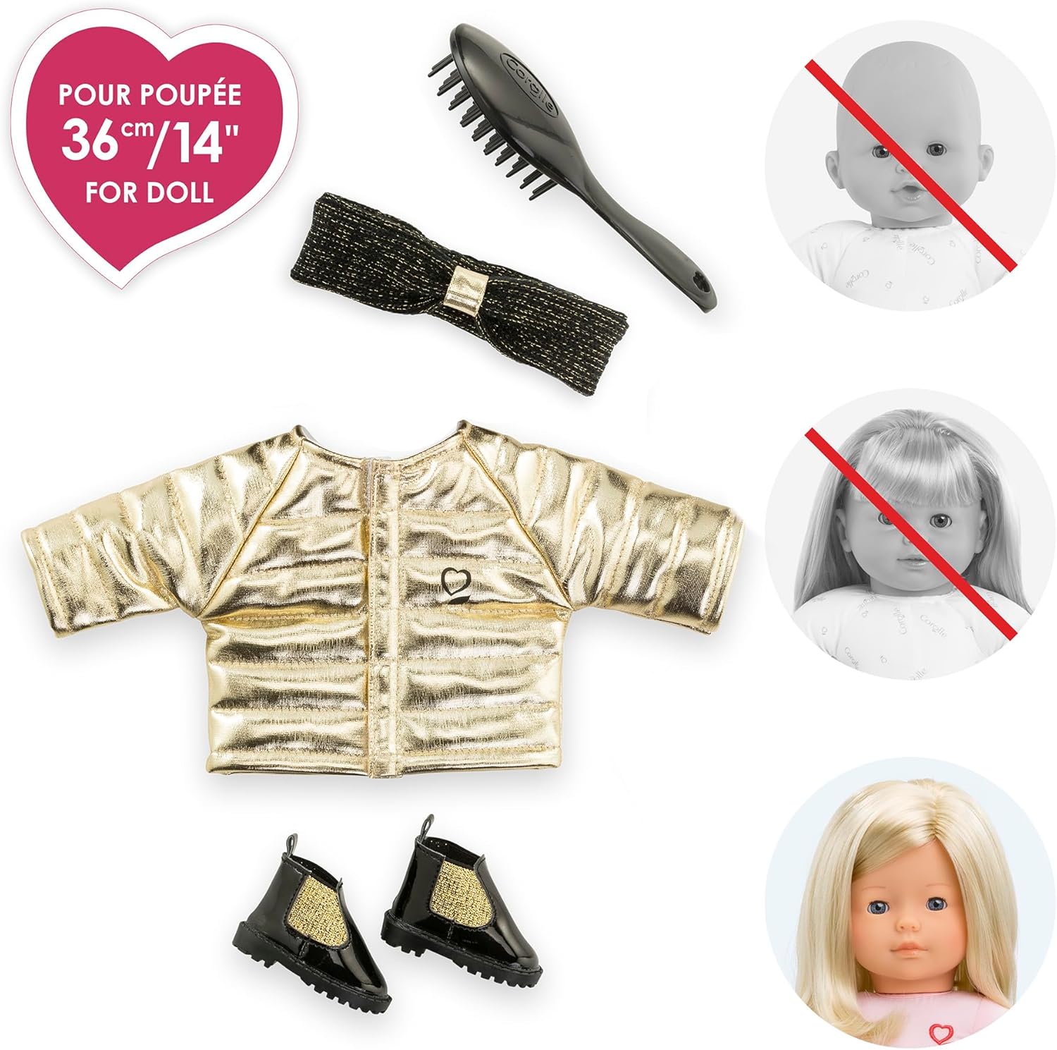 Ma Corolle - Set couture en accessoires, kleding, voor pop My Corolle, 36 cm, vanaf 3 jaar, 9000212810