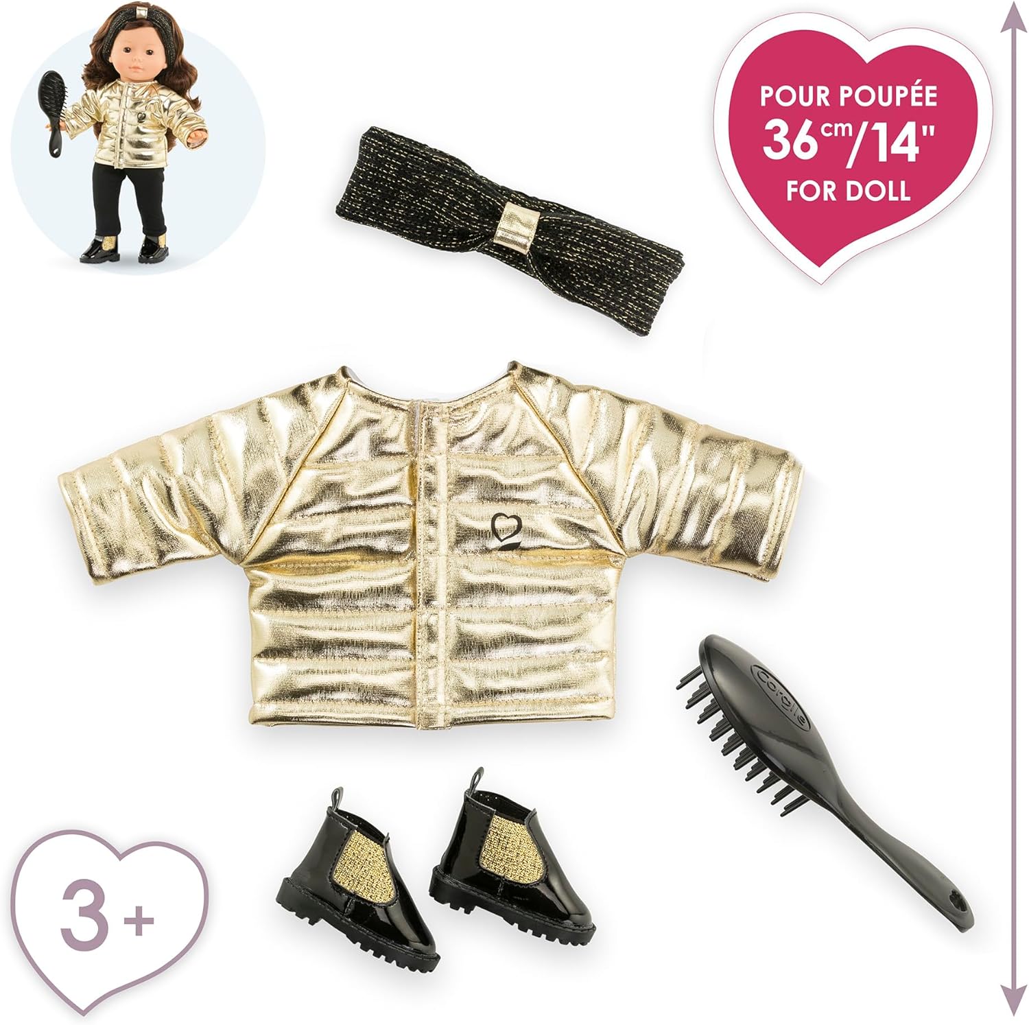 Ma Corolle - Set couture en accessoires, kleding, voor pop My Corolle, 36 cm, vanaf 3 jaar, 9000212810