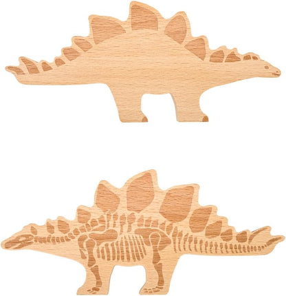 TickiT 74061 Dinosaurus Houten Blocks – Building Blocks – Dinosaurus Blocks – Houten Speelgoed – Stapelspeelgoed