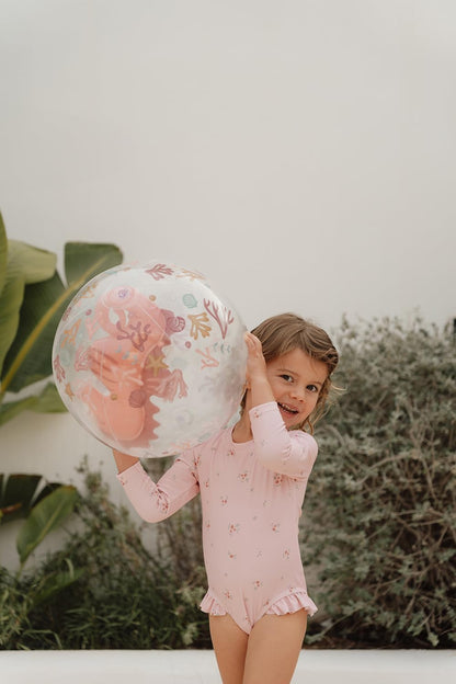 Little Dutch Ocean Dreams 2012397 Inflatable Beach Ball Seahorse Pink