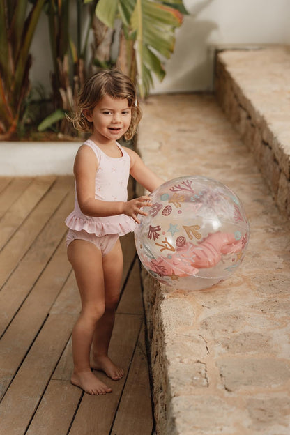Little Dutch Ocean Dreams 2012397 Inflatable Beach Ball Seahorse Pink