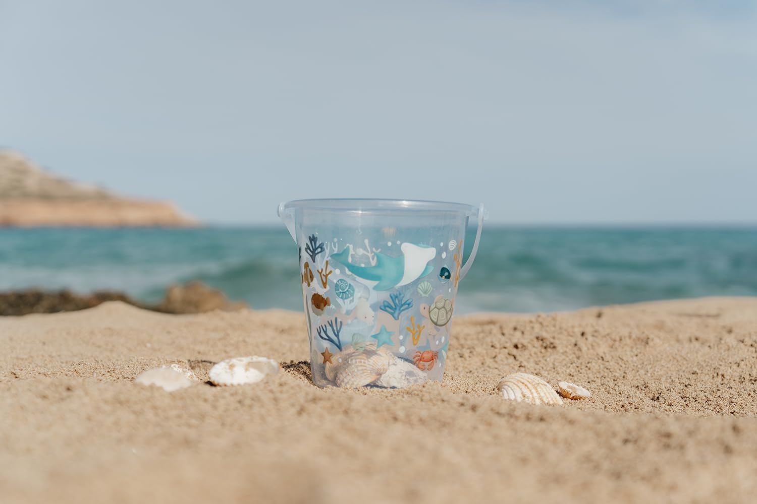 Little Dutch Ocean Dreams 2012399 - Secchio giocattolo di sabbia, colore: Blu