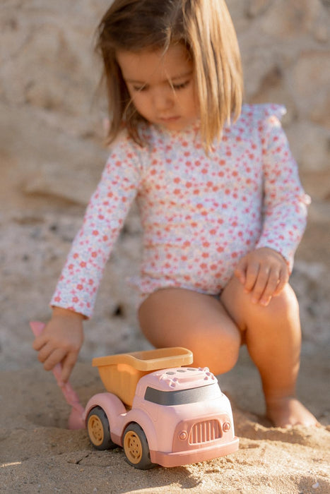 Little Dutch 2014368 Beach Toy Dump Truck Pink