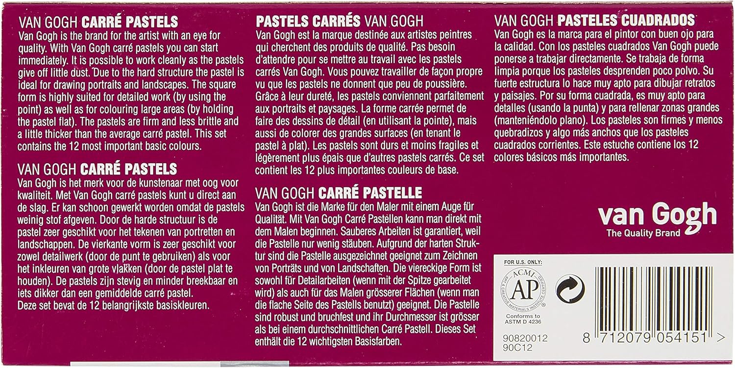 Van Gogh Pastelkrijt 12st.