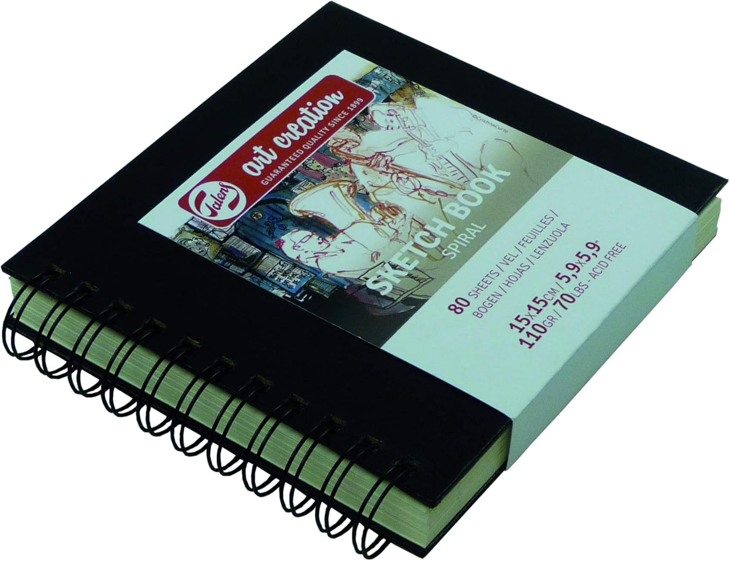 BLOC spiraal 15x15 80h 110g