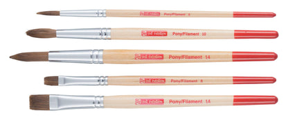 Talens Art Creation - kwastenset aquarel (ponyhaar/polyester) 5 stuks